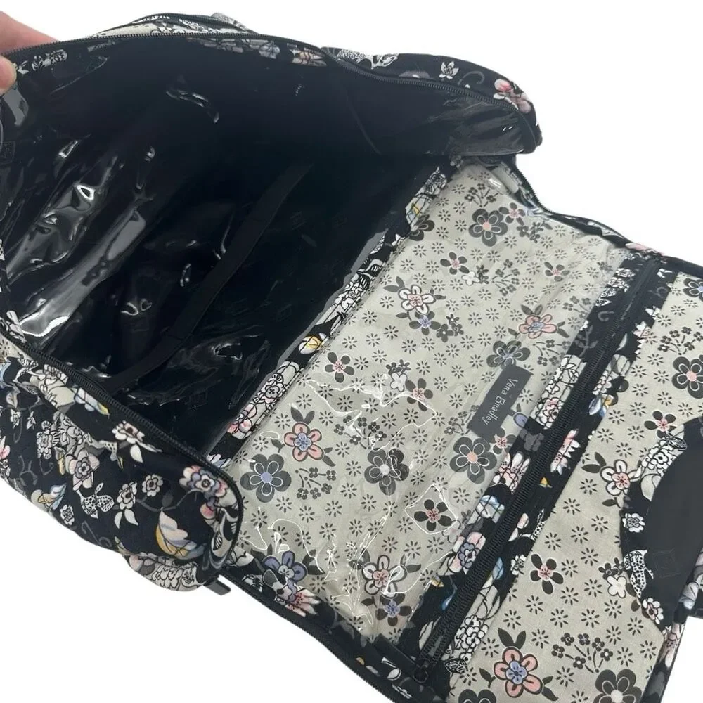 Vera Bradley Iconic Hanging Travel Cosmetics Organizer Holland Garden Floral NWT - Picture 7 of 12